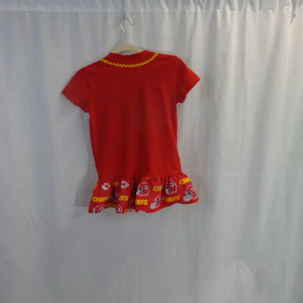 Rabbit Skins Tee Size 7 Hand Made Chiefs Cheerleader Suit